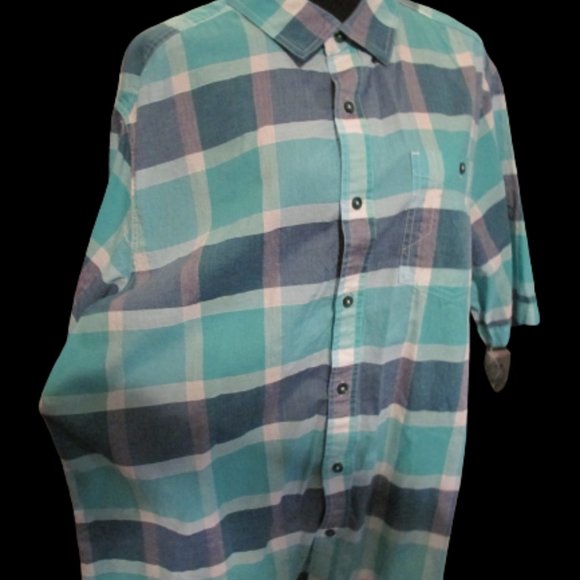 Sean John 3XL Pastel Plaid Button-Up. Lightweight, No Tears, Rips or Stains. - Picture 2 of 5